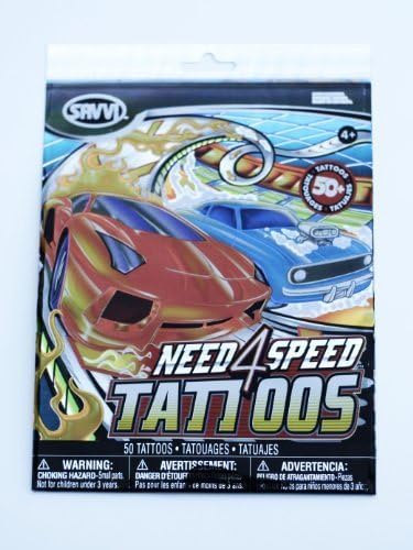 R Ideas Temporary Tattos, Tattoo Mania, Need for Speed by R Ideas