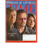 Time Magazine December 26 2005 Bill Gates, Bono, Melinda Gates book cover