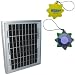 HQRP 6 Watt Solar Panel 6W Power (Size of 5 Watt 5W) 12V Monocrystalline PV Module 10 Years Limited