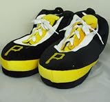 Pittsburgh Pirates MLB Wrapped Logo Plush Sneaker Slippers