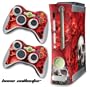 New XBOX 360 Console Protective Decal Skin - BoneCollector - Red