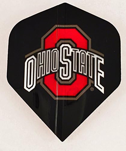 Ohio State NCAA Standard Wide Size Dart Flights 1 Set of 3 Flights