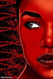 Stretched Canvas Art: Redemption Face Portrait Print: Wall Art Décor. 36 x 48