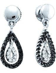 14KT White Gold 0.34 CTW Diamond Fashion Earring
