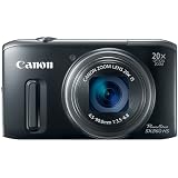 Canon PowerShot SX260 HS 12.1 MP CMOS Digital Camera with 20x Image Stabilized Zoom 25mm Wide-Angle Lens and 1080p Full-HD Video (Black) ~ Canon