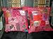Gift for Mom-2 Vintage Sari Toss Pillow Cushion Covers