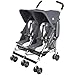 Maclaren Twin Triumph Stroller, Charcoal