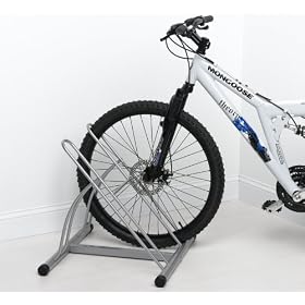 <b>ClosetMaid Freestanding Bike Rack, Grey #3552</b>
