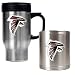 Atlanta Falcons NFL Travel Mug & Stainless Can Holder Set - Primary logo