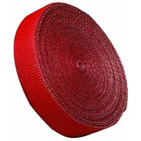 HeatShield 315021 HP Color Exhaust Wrap Red 1" Wide x 50' Exhaust Wrap