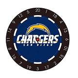 NFL San Diego Chargers Bristle Dart Board With Darts And Flights