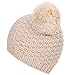 Simplicity Women's Cute Knit Fuzzy Pompom Winter Beanie Hat