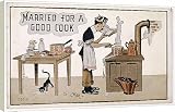 Box Canvas Print of MAN IN THE KITCHEN C1905 from Mary Evans