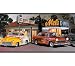 Hot Rod Wallpaper Border - vintage muscle cars drag race decor