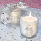 Baby Keepsake: 25th Anniversary candle favors