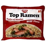 Cheap Deals on Top Ramen Variety Pack 48ct (24-3oz Beef-24-3oz Chicken) by Nissin