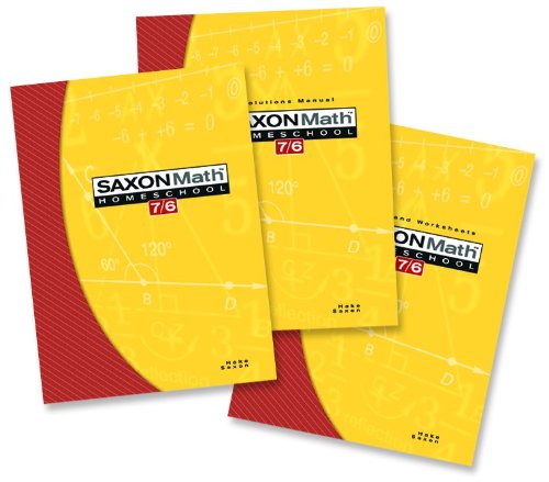 saxon math 76 homeschool complete kit 4th edition