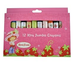 Strawberry Shortcake Crayon - 12pcs Extra Jumbo Crayons [Toy]