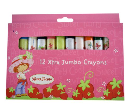 Strawberry Shortcake Crayon - 12pcs Extra Jumbo Crayons