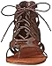 Rampage Women's Santini Cutout Lace-Up Open Toe Ankle Strap Gladiator Sandal