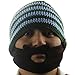 eYourlife2012 Women's Beard Mustache Knitted Striped PHat Hip Hop Beanie Cap