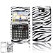 Black and White Stripes ZEBRA Snap-On Cover Hard Case Phone Protector for Samsung i617 i-617 Blackjack 2 II