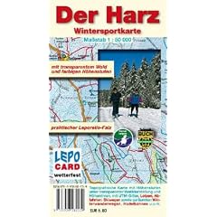 Wintersportkarte. Der Harz 1 : 50 000: Offizielle Karte des Harzer Loipenverbundes. Topographische Karte mit H�henstufen und H�henlinien, UTM-Gitter, ... Winterwanderwegen, Rodelbahnen u.v.m