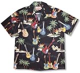 Guitar Tropics Men's Hawaiian Aloha Shirt