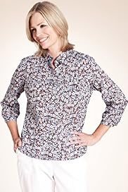 Classic Collection Pure Cotton Daisy Floral Voile Shirt