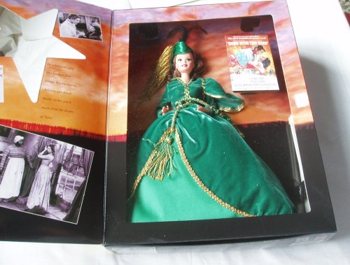 Holloywood Legends Collection Barbie Doll Scarlett OHara in Green Drapery Dress 51aKzE7HAfL Holloywood Legends Collection Barbie Doll Scarlett OHara in Green Drapery Dress