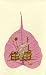 Happy Birthday Greeting Card Handmade Greeting Cards Pink Peepal Leaf
