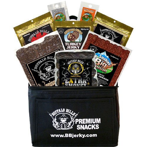 Buffalo Bills Outdoorsman Jerky & Beef Stick 6-Pack Gift Cooler - A Great Father