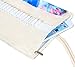 Damero 72 Canvas Colored Pencils Wrap, Travel Pencil Holder Case Roll up Pen Holder with Zipper Pouch for Pencil Accessories--Painting(NO Pencil included)