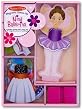 Melissa & Doug Deluxe 27-Piece Nina Ballerina Magnetic Dress-Up