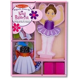 Melissa and Doug Deluxe 27-Piece Nina Ballerina Magnetic Dress-Up by Melissa & Doug