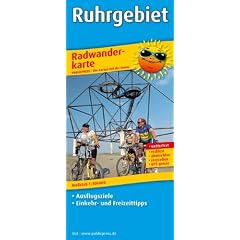 Radwanderkarte Ruhrgebiet: Mit Ausflugszielen, Einkehr- & Freizeittipps, wetterfest, reissfest, abwischbar, GPS-genau. 1:100000