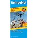Radwanderkarte Ruhrgebiet: Mit Ausflugszielen, Einkehr- & Freizeittipps, wetterfest, reissfest, abwischbar, GPS-genau. 1:100000