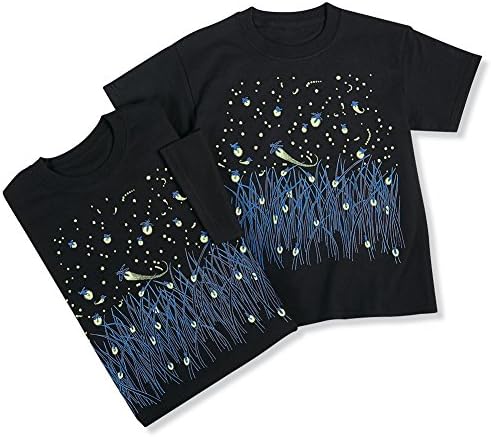 Unisex-Adult Glow-In-The Dark Fireflies Shirt - Adult T-Shirt - Xl