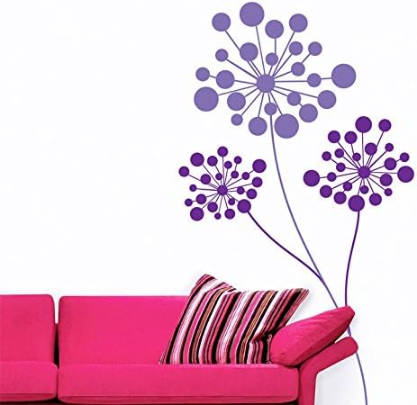 Flower And Nature Wall Decals - dandelion - Large Size