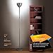 Brightech - SKY Elite LED Torchiere Floor Lamp - Dimmable Super Bright 20-Watt LED - Warm White Color - Silver