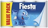 Fiesta White Kitchen Towel 8 Roll (Pack of 3, Total 24 Rolls)