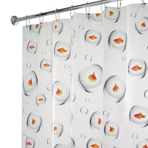 Goldfish EVA shower curtain