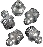 Lincoln Lubrication 5191 1/4 - 28 Taper Thread Straight Short Thread Grease Fittings Card of 10