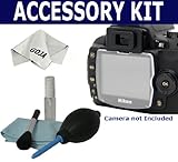 3 Pcs Kit for Nikon D40 D40X Cameras, Includes: Hard LCD Screen Protector + ....