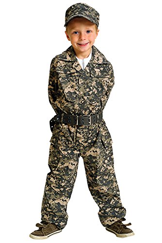 Aeromax Jr. Camouflage Suit with Cap and Belt, Size 2/3