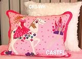 Designer DH Throw Pillows, Princess on Horse 20X26