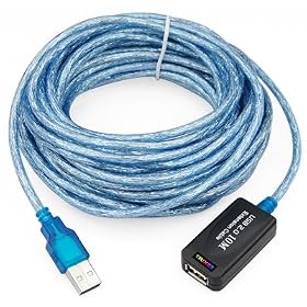 TRIXES 10m USB Active Repeater Extension Cable USB2.0