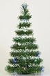 2' Pre-Lit Battery Operated Color Changing Green Spiral Bubble Christmas Tree