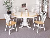 Natural 5 Piece Oval Dining Set By Coaster Furniture