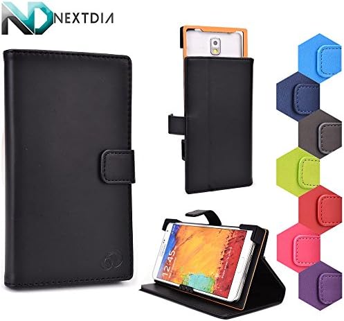 Pantech Vega R3 IM-A850L Case Stand with Quick Camera Access | Bane Black + NEXTDIA Velcro Cable Tie